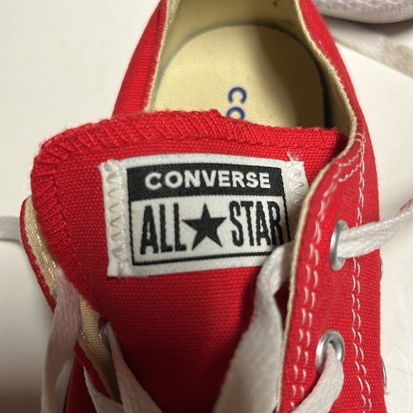 Preppy Converse All Star Red Shoes - Picture 5 of 10